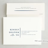 "Talavera" - Hanukkah Cards in Navy by Meagan Christensen - FREE Recipient Addressing