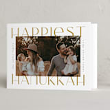 "Merriest&Bright" - Hanukkah Cards in Gingerbread by Ana de Sousa - Folded Card