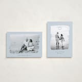 "Brushed Star" - Hanukkah Cards in Bluebell by Erin Deegan - Photo Orientation Options