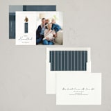 "Candlelight" - Hanukkah Cards in Champagne by Kate Ahn - Assembled