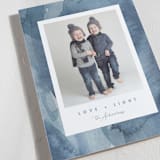 "Watercolor Frame" - Hanukkah Cards in Cobalt by Susan Zinader - Detail