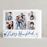 "Playful Hanukkah" - Hanukkah Cards in Winterfrost by Creo Study - Folded Card