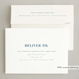 "Pretty Serif" - Hanukkah Cards in Dusty Navy by AK Graphics - FREE Recipient Addressing