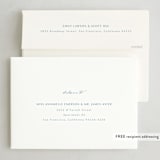 "Painted Shalom" - Hanukkah Cards in Dusty Navy by AK Graphics - FREE Recipient Addressing