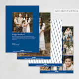 "sending love and light" - Hanukkah Cards in Snow by Liz Conley - Back of Card Options