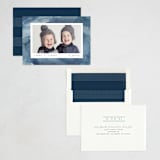 "Watercolor Frame" - Hanukkah Cards in Cobalt by Susan Zinader - Assembled