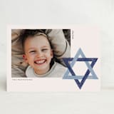 "Star of David" - Hanukkah Cards in Blue Spruce by Annie Montgomery - Front