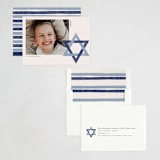 "Star of David" - Hanukkah Cards in Blue Spruce by Annie Montgomery - Assembled