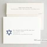 "Star of David" - Hanukkah Cards in Blue Spruce by Annie Montgomery - FREE Recipient Addressing