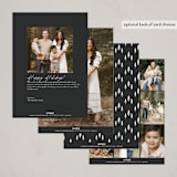 "Throwback" - Hanukkah Cards in Raven by Sara Hicks Malone - Back of Card Options