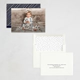 "Scripty Love and Light" - Hanukkah Cards in Ivory by Kristen Magee - Assembled