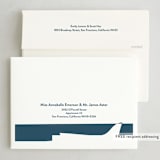 "Abstract in Blue" - Hanukkah Cards in Sky by Beth Vassalo - FREE Recipient Addressing
