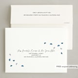 "Mod Hannukah" - Hanukkah Cards in Snow by Maja Cunningham - FREE Recipient Addressing