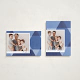 "Hanukkah Star" - Hanukkah Cards in Denim by Robert and Stella - Photo Orientation Options