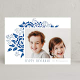 "Bloom" - Hanukkah Cards in Aegean by Tamara Hilje - Front