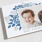 "Bloom" - Hanukkah Cards in Aegean by Tamara Hilje - Detail
