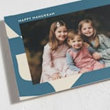"Abstract in Blue" - Hanukkah Cards in Sky by Beth Vassalo - Detail