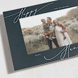 "Scripted Corners" - Hanukkah Cards in Midnight by Nicoletta Savod - Detail