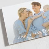 "Sketched Menorah" - Hanukkah Cards in Sky by Tamara Hilje - Detail