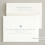 "Sketched Menorah" - Hanukkah Cards in Sky by Tamara Hilje - FREE Recipient Addressing