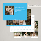 "Happiest Hannukah" - Hanukkah Cards in Sky by Maja Cunningham - Back of Card Options