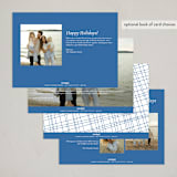 "ballpen" - Hanukkah Cards in Denim by Anastasia Makarova - Back of Card Options