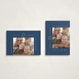 "Modern Star of David" - Hanukkah Cards in Tallit by Ana de Sousa - Photo Orientation Options