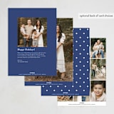 "Scalloped Frame" - Hanukkah Cards in Wintermint by Mansi Verma - Back of Card Options