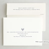 "Scalloped Frame" - Hanukkah Cards in Wintermint by Mansi Verma - FREE Recipient Addressing