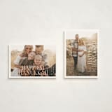 "Modern minimalist hanukkah" - Hanukkah Cards in Tallit by Ana de Sousa - Photo Orientation Options