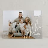 "Script Shalom" - Hanukkah Cards in Frost by Mary Kay Garttmeier - Front