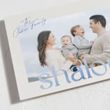 "Watercolor Shalom" - Hanukkah Cards in Sky by Vera Lim - Detail