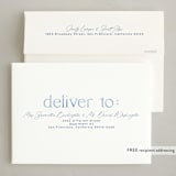 "Watercolor Shalom" - Hanukkah Cards in Sky by Vera Lim - FREE Recipient Addressing