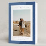 "Textured" - Hanukkah Cards in Celestial by Emily Sabol Goss - Folded Card