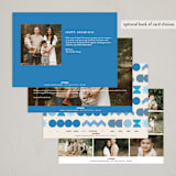 "Geo Frame" - Hanukkah Cards in Cream by Iveta Angelova - Back of Card Options