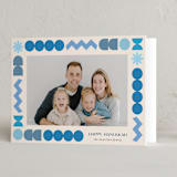 "Geo Frame" - Hanukkah Cards in Cream by Iveta Angelova - Folded Card
