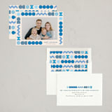 "Geo Frame" - Hanukkah Cards in Cream by Iveta Angelova - Assembled