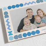 "Geo Frame" - Hanukkah Cards in Cream by Iveta Angelova - Detail