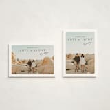 "Framed" - Hanukkah Cards in Coal by Christie Garcia - Photo Orientation Options