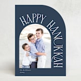 "Simplicity Arch" - Hanukkah Cards in Sea by Morgan Kendall - Front
