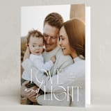 "love and  light" - Hanukkah Cards in Starlight by Benita Crandall - Folded Card