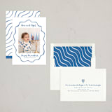 "Happy Border" - Hanukkah Cards in Cerulean by Tamara Hilje - Assembled
