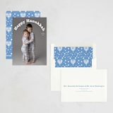 "Curved Type" - Hanukkah Cards in Starlight by Benita Crandall - Assembled