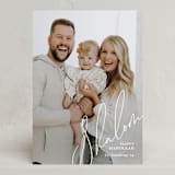 "Script Shalom" - Hanukkah Cards in Frost by Mary Kay Garttmeier - Front
