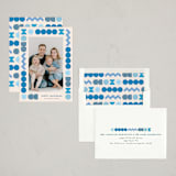 "Geo Frame" - Hanukkah Cards in Cream by Iveta Angelova - Assembled