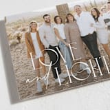 "love and  light" - Hanukkah Cards in Starlight by Benita Crandall - Detail