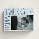 "Boldly Lettered" - Hanukkah Cards in Sky by Iveta Angelova - Folded Card