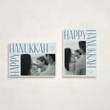 "Boldly Lettered" - Hanukkah Cards in Sky by Iveta Angelova - Photo Orientation Options