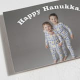 "Curved Type" - Hanukkah Cards in Starlight by Benita Crandall - Detail