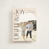 "Jubilant Arch" - Hanukkah Cards in Creme by Annie Clark - Front